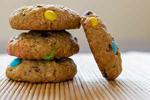 m&m cookie